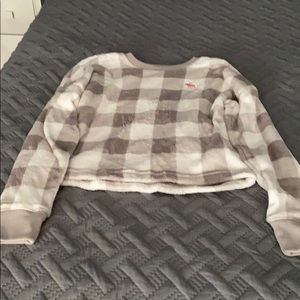 Abercrombie Kids Girls Plaid Pajama Top